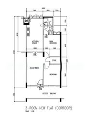 Blk 24 Hougang Avenue 3 (Hougang), HDB 3 Rooms #500523041